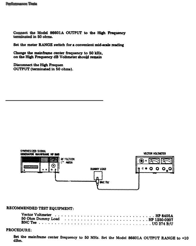 Operating & Service  Manual commercial copy HP 86601A 