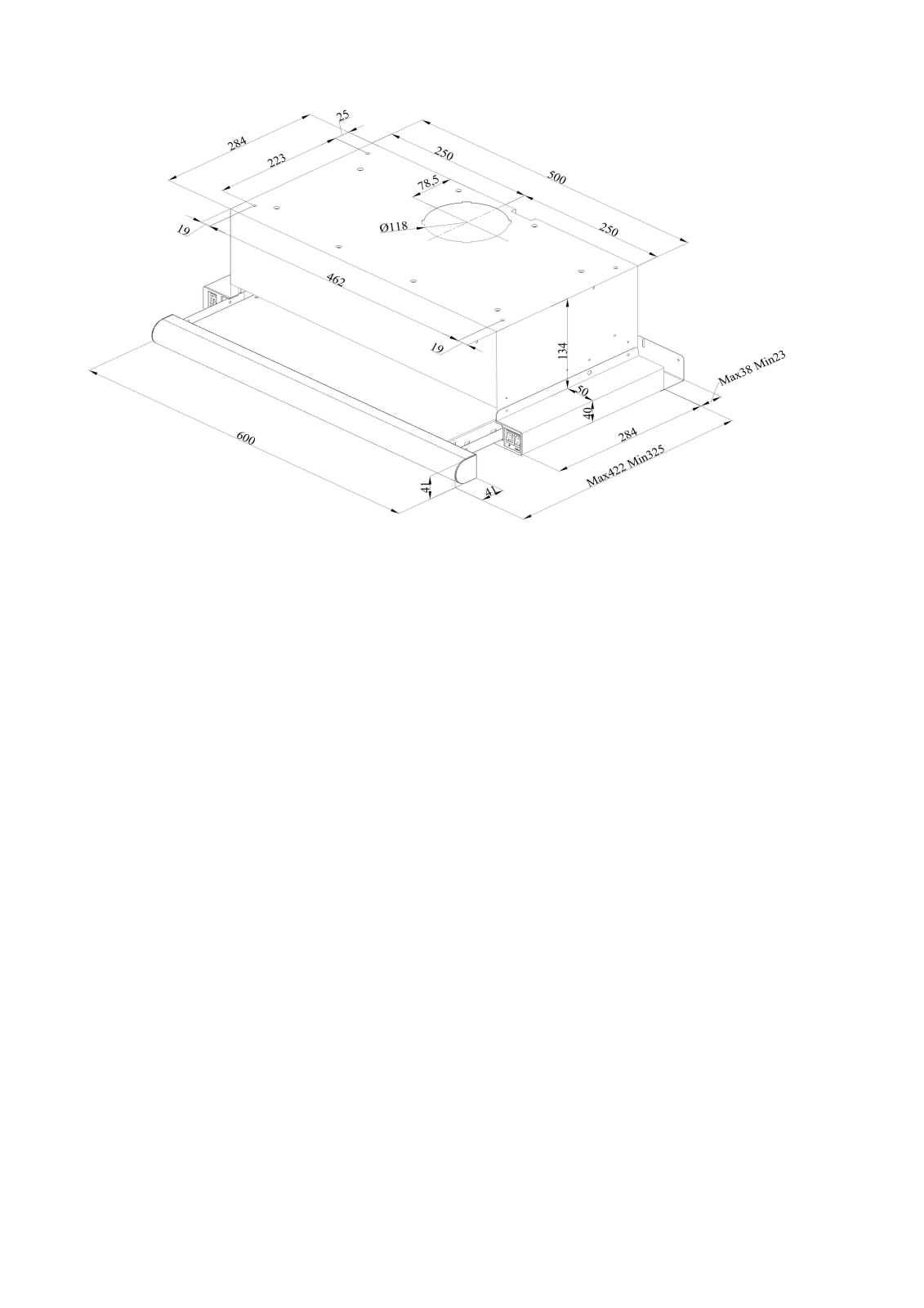 Amica OTS 625 I User Manual