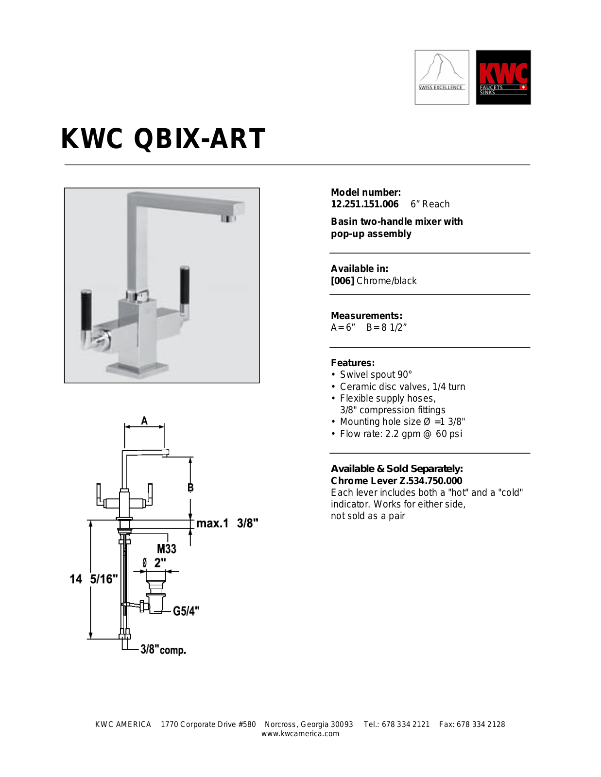 KWC 12.251.151.006 User Manual