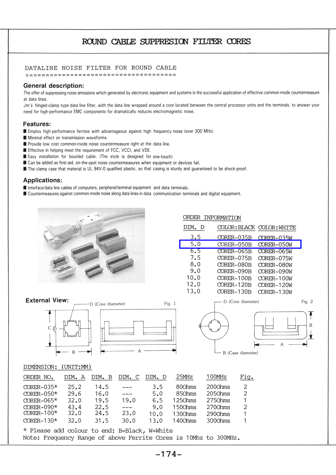 Datasheet FERRITRING 5,0 Datasheet (FREI) - ManualMachine.com