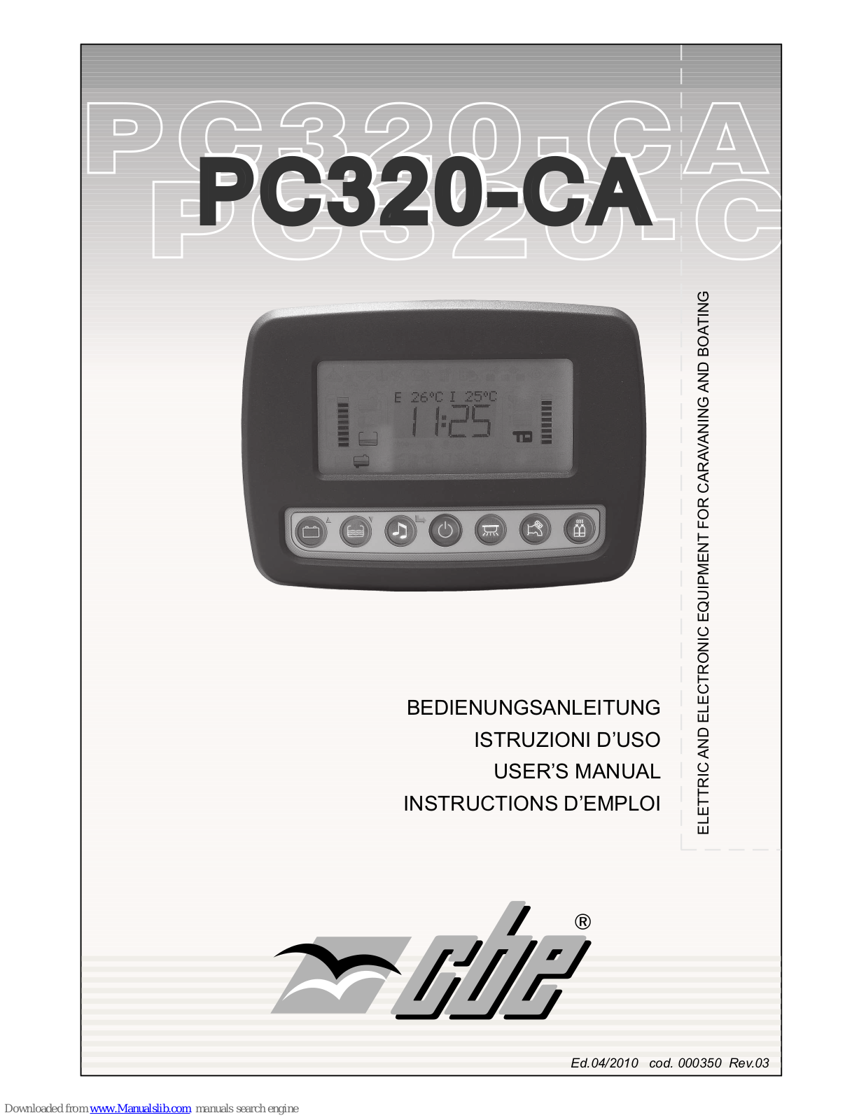 CBE PC320-CA User Manual