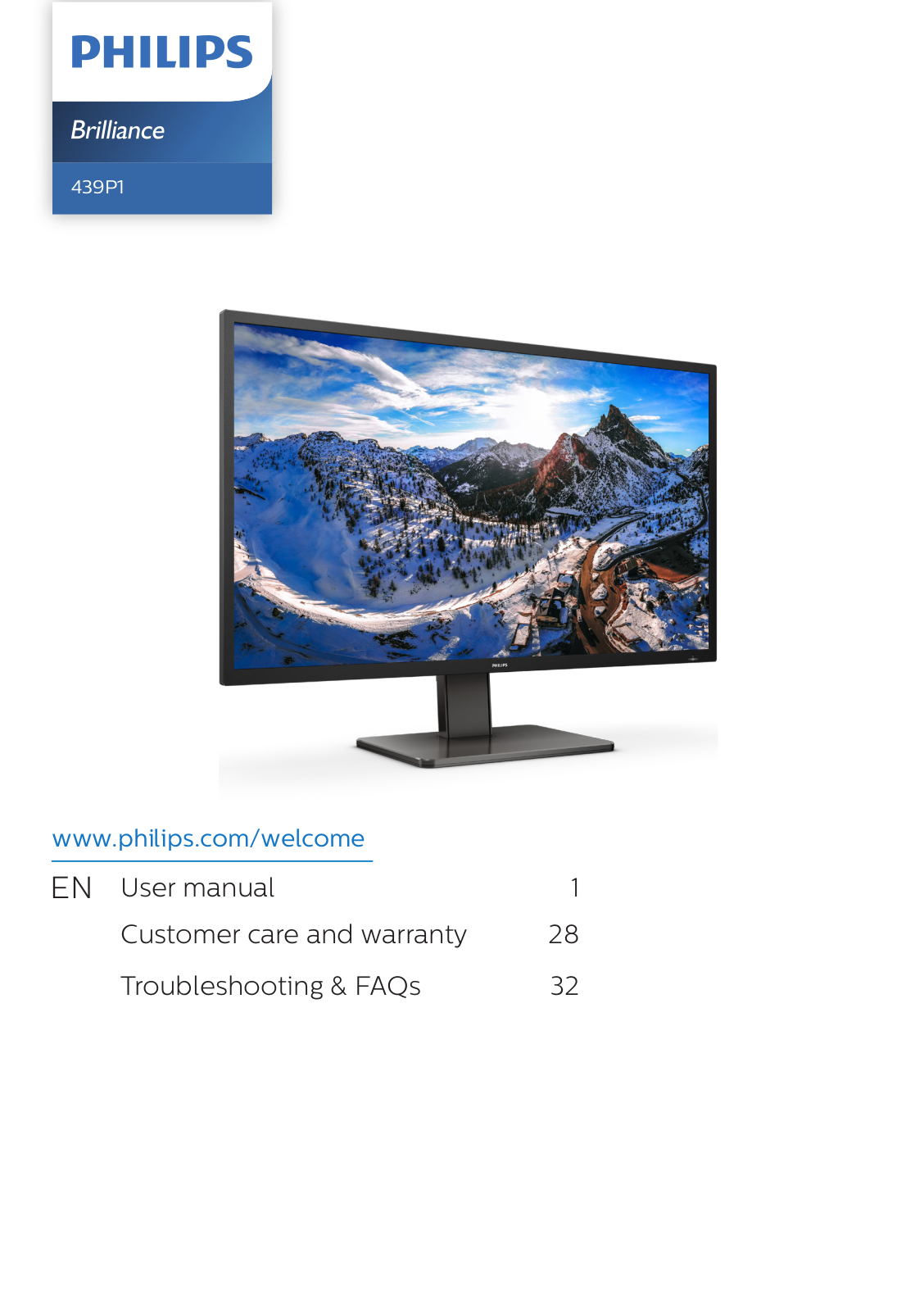 Philips 439P1/01, 439P1/00 User Guide