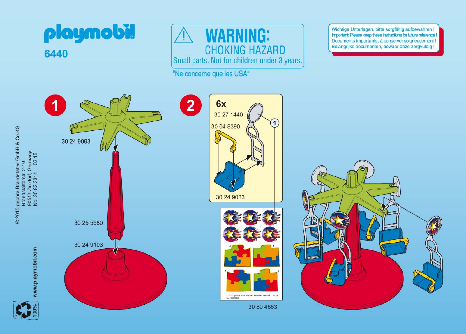 Playmobil 6440 Instructions