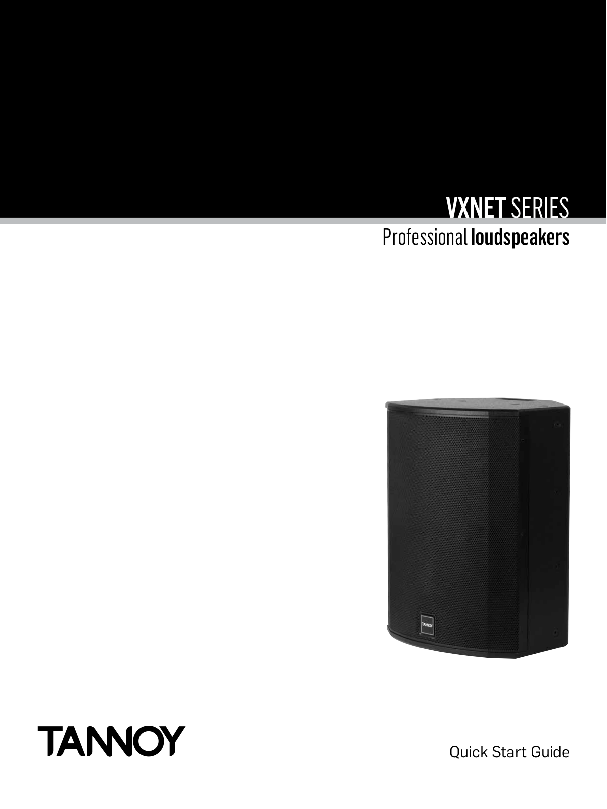 Tannoy VXNET 12 Quick Start Guide, English
