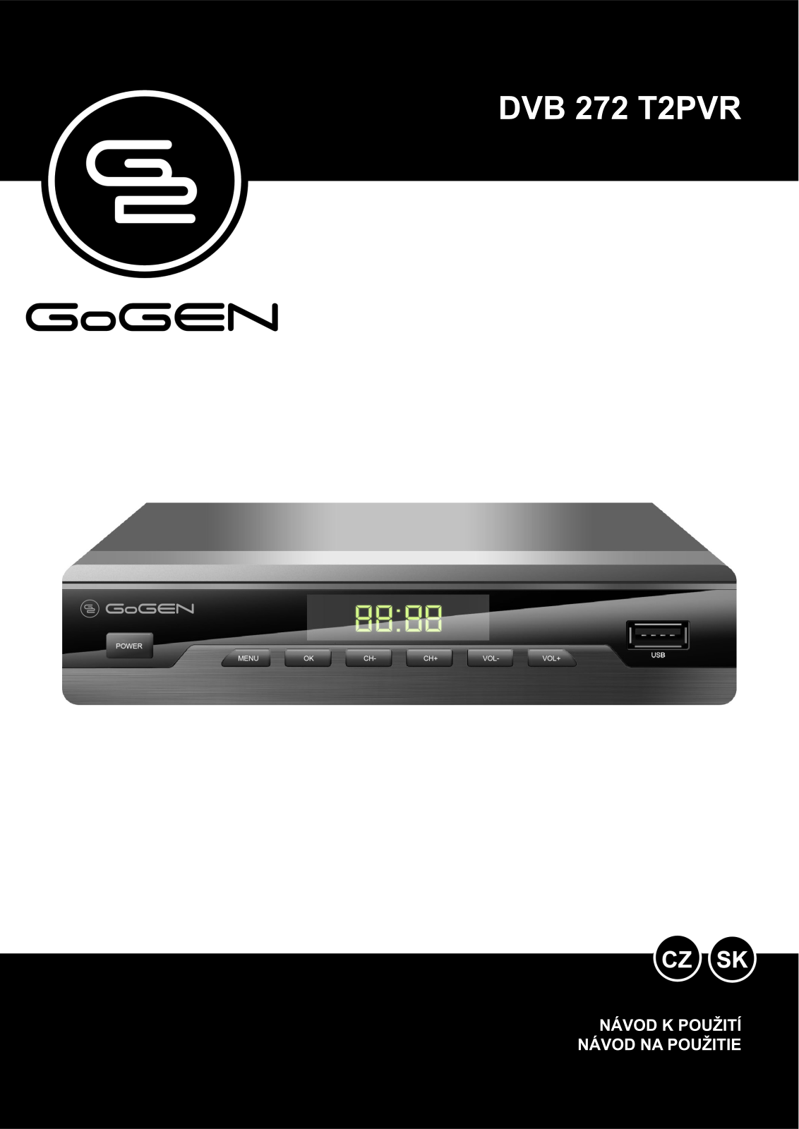 GoGEN DVB 272 T2 PVR User Manual