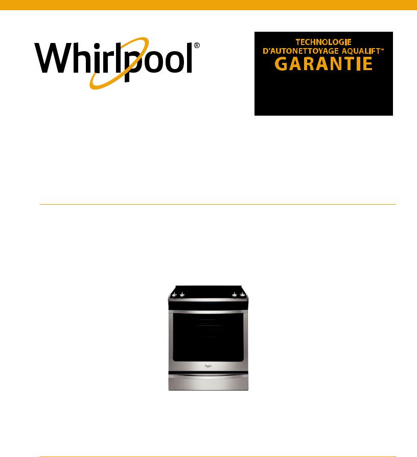 Whirlpool WFG745H0FE User Manual