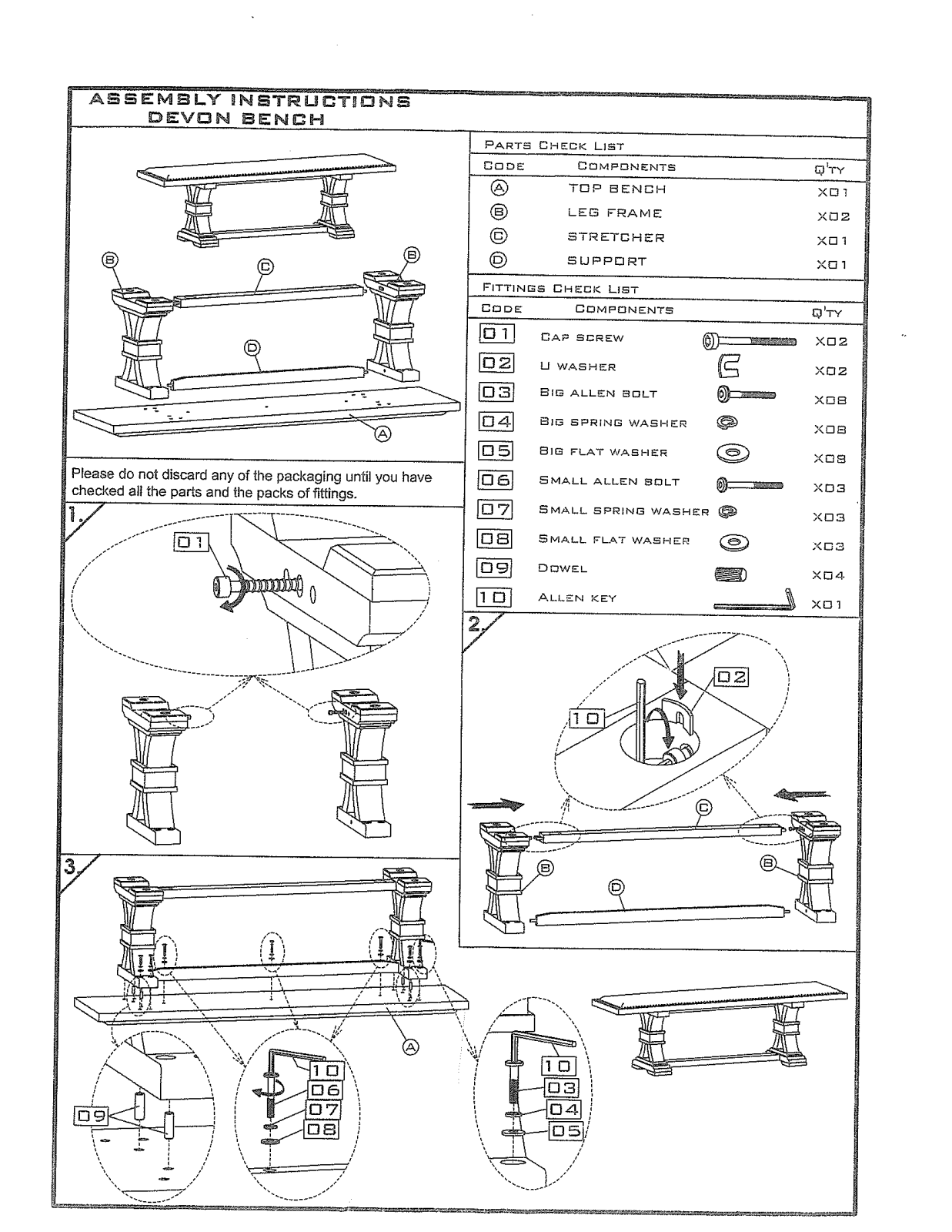 Essentials for Living 6062SW Assembly Guide