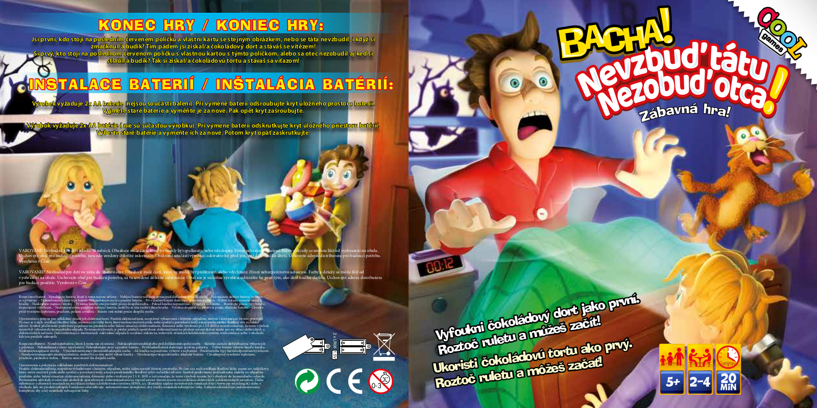 COOL GAMES Bacha! Nevzbuď tátu User Manual