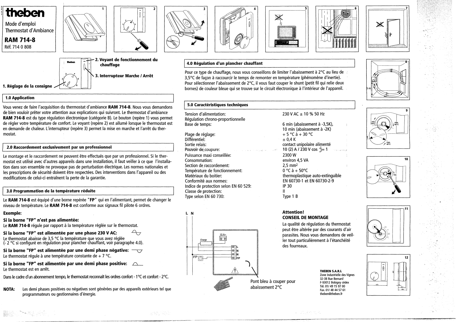 THEBEN RAM 714-8 User Manual