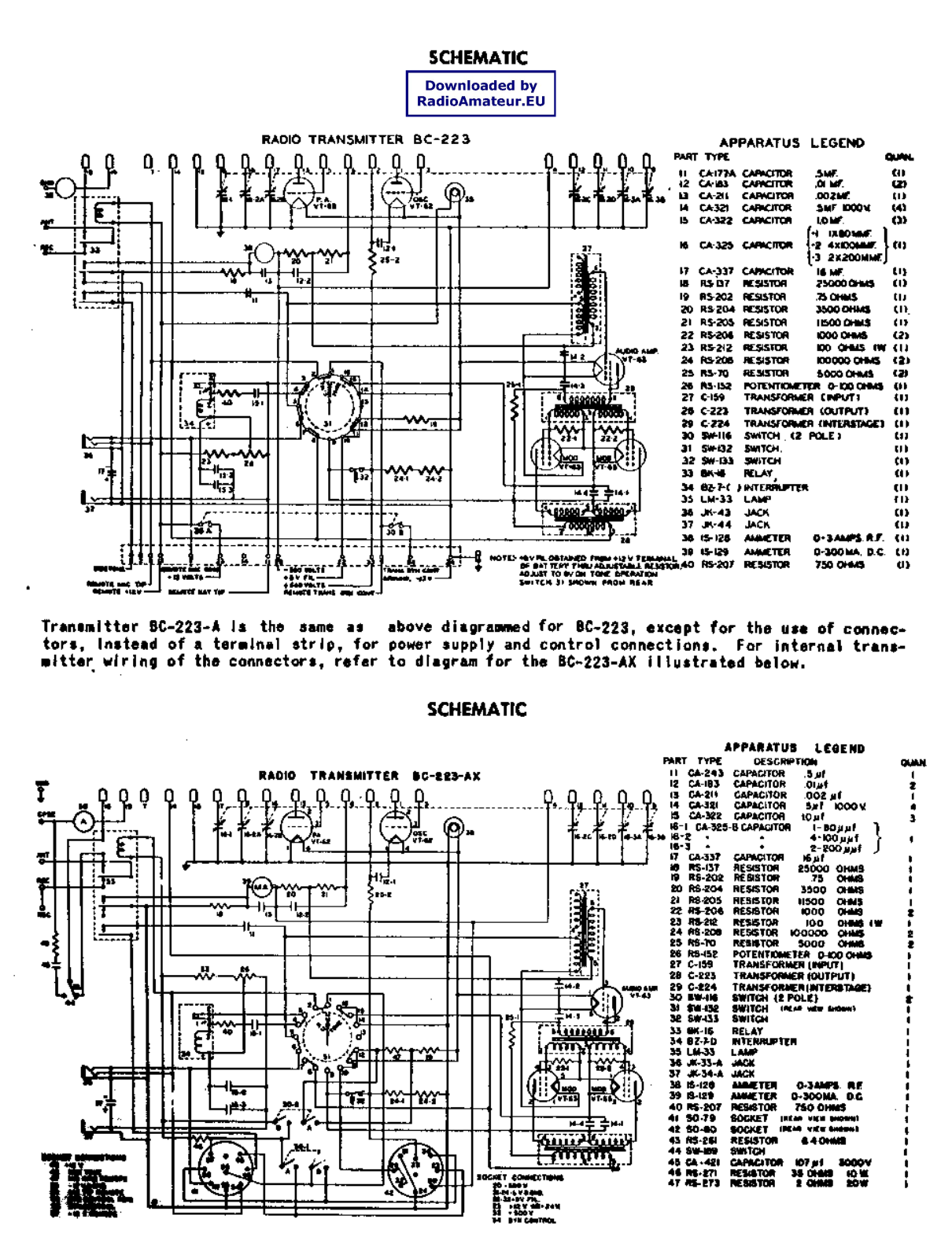 Pozosta BC-223 Schematic