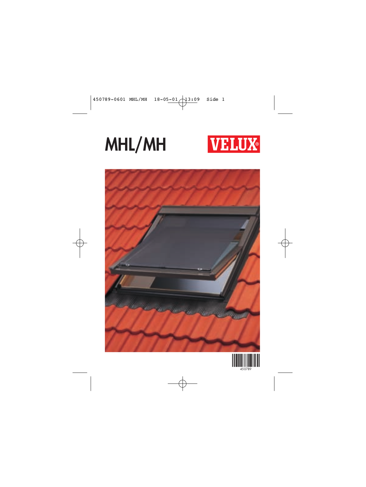 Velux MH, MHL-MH User Manual