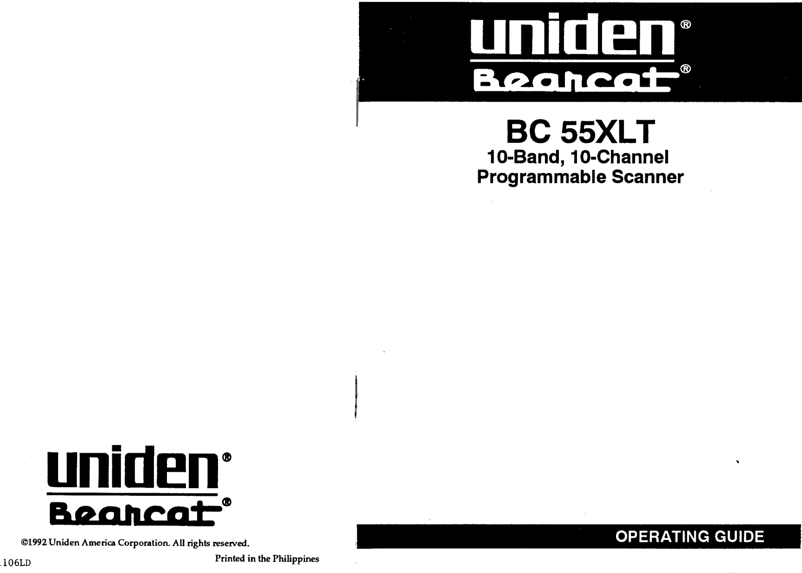 Uniden-Bearcat BC55XLT Operating Guide - ManualMachine.com