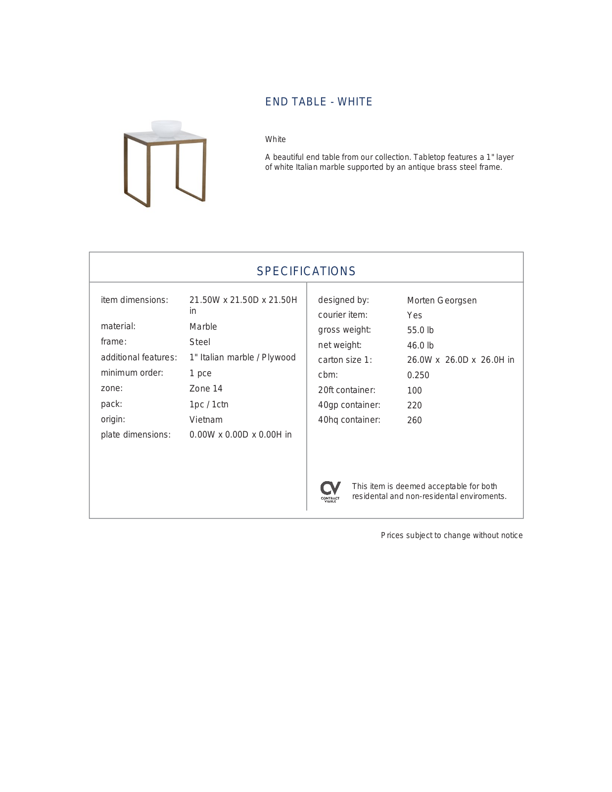 AllModern W004748718 Specifications - ManualMachine.com
