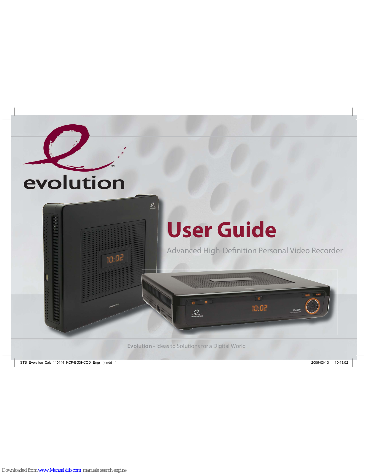 Evolution DMS-2042-HD-PVR User Manual