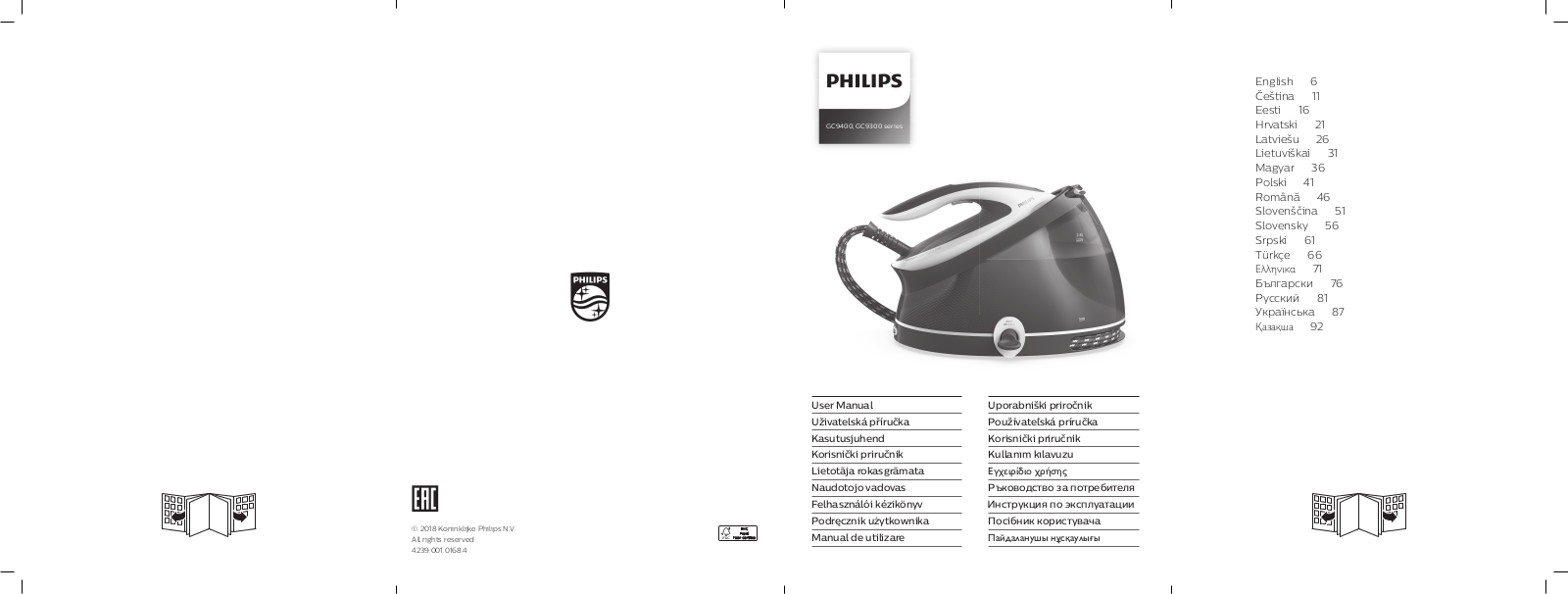 Philips Perfect Care Aqua Pro User Manual