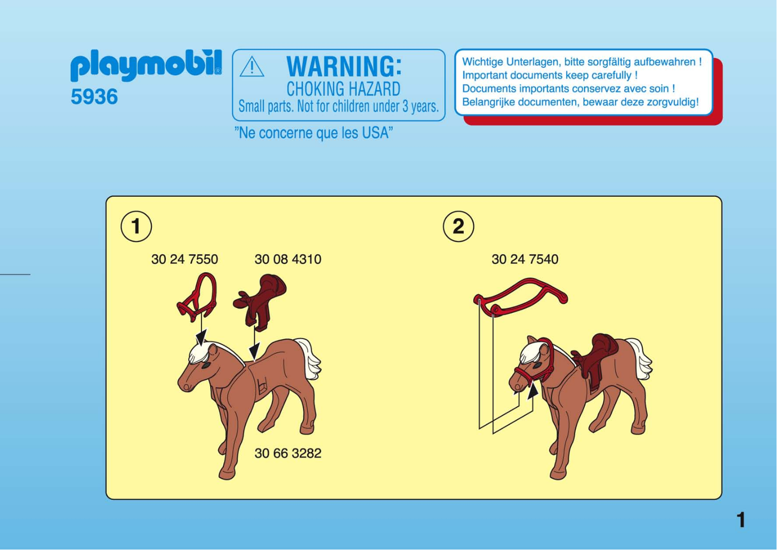 Playmobil 5936 Instructions