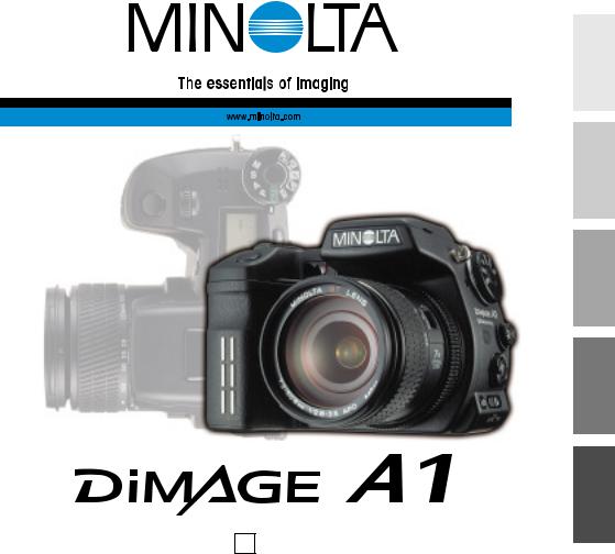 Konica minolta DIMAGE A1 User Manual