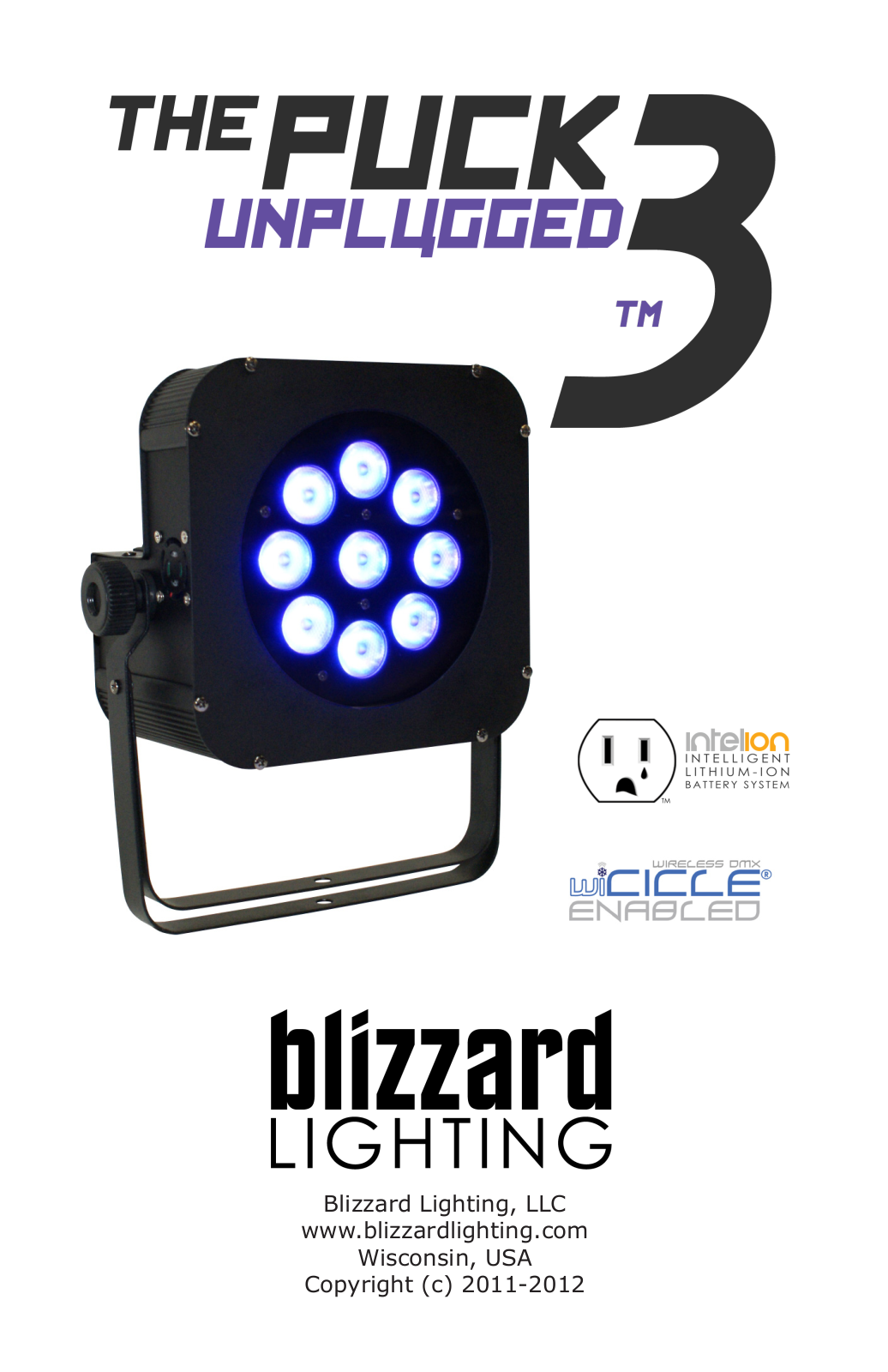 Blizzard Lighting Puck Pro Zoom User Manual