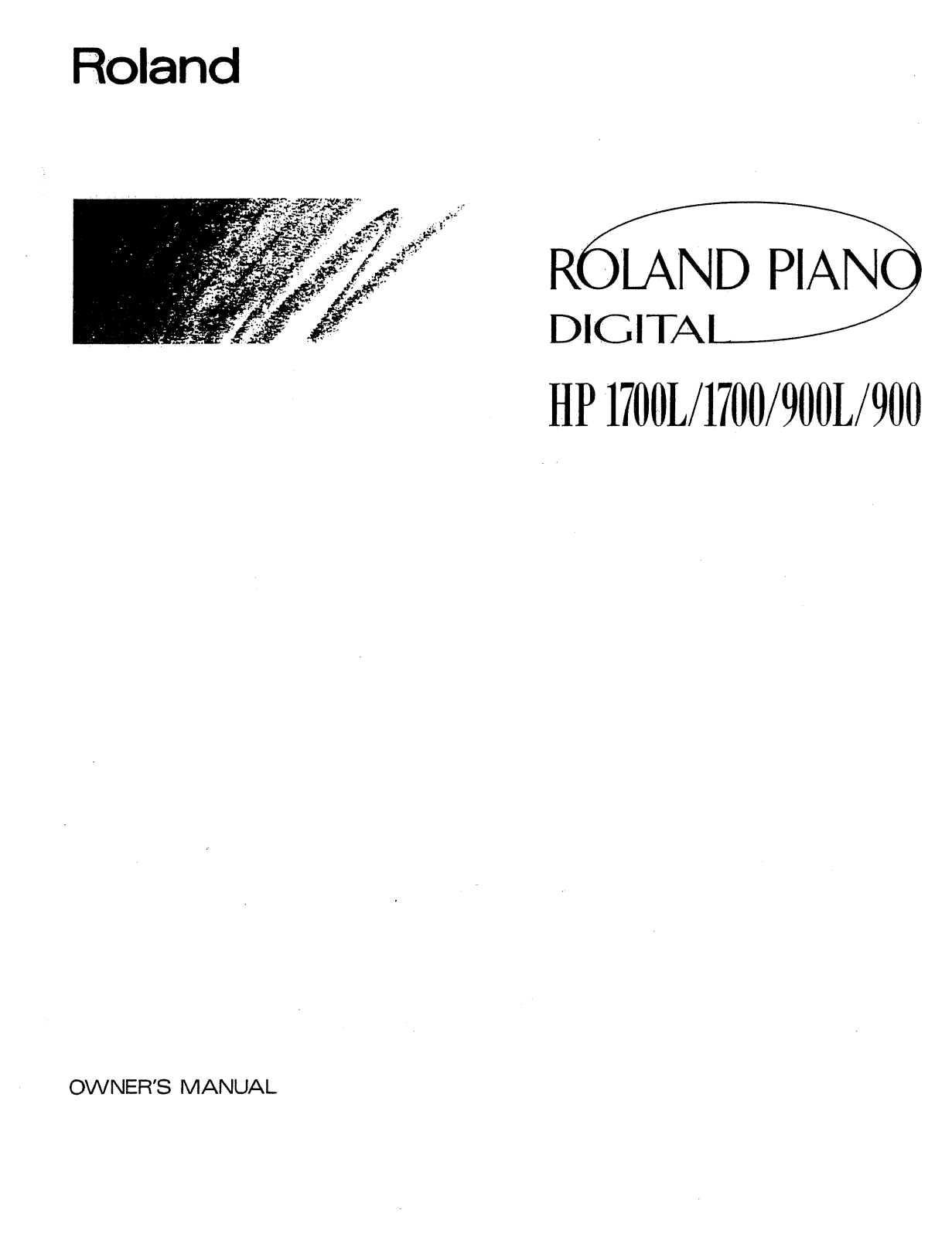 Roland HP 1700L, HP 1700, HP 1900 Service Manual