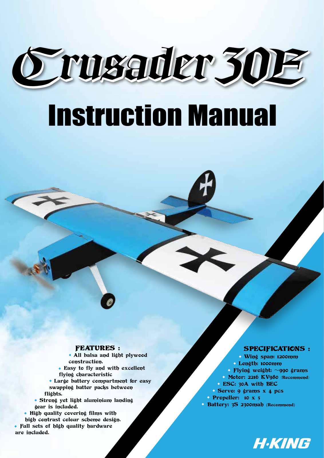 HobbyKing Crusader 30E Stick User guide - ManualMachine.com