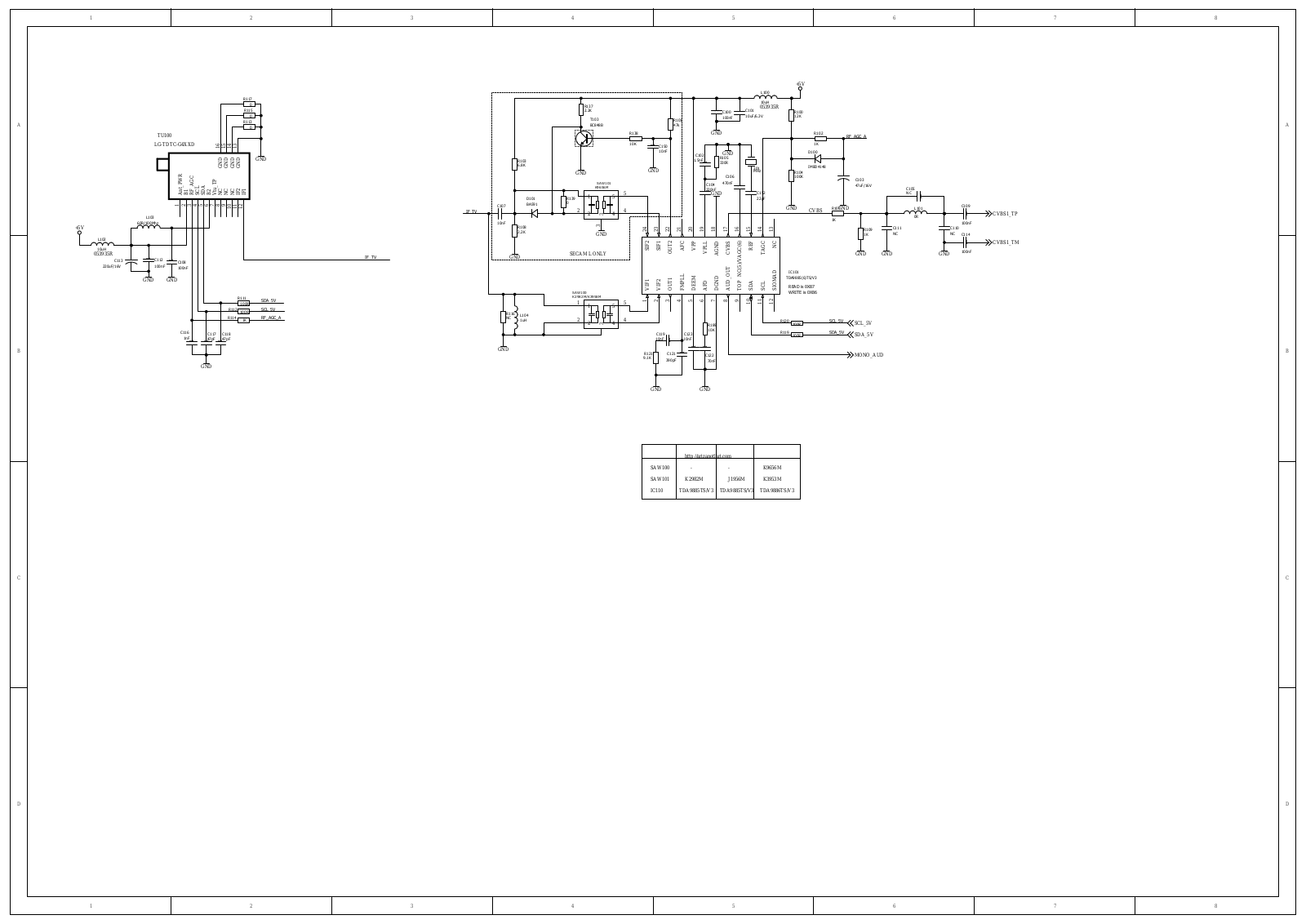 Beko YVN.190R U1 Schematic