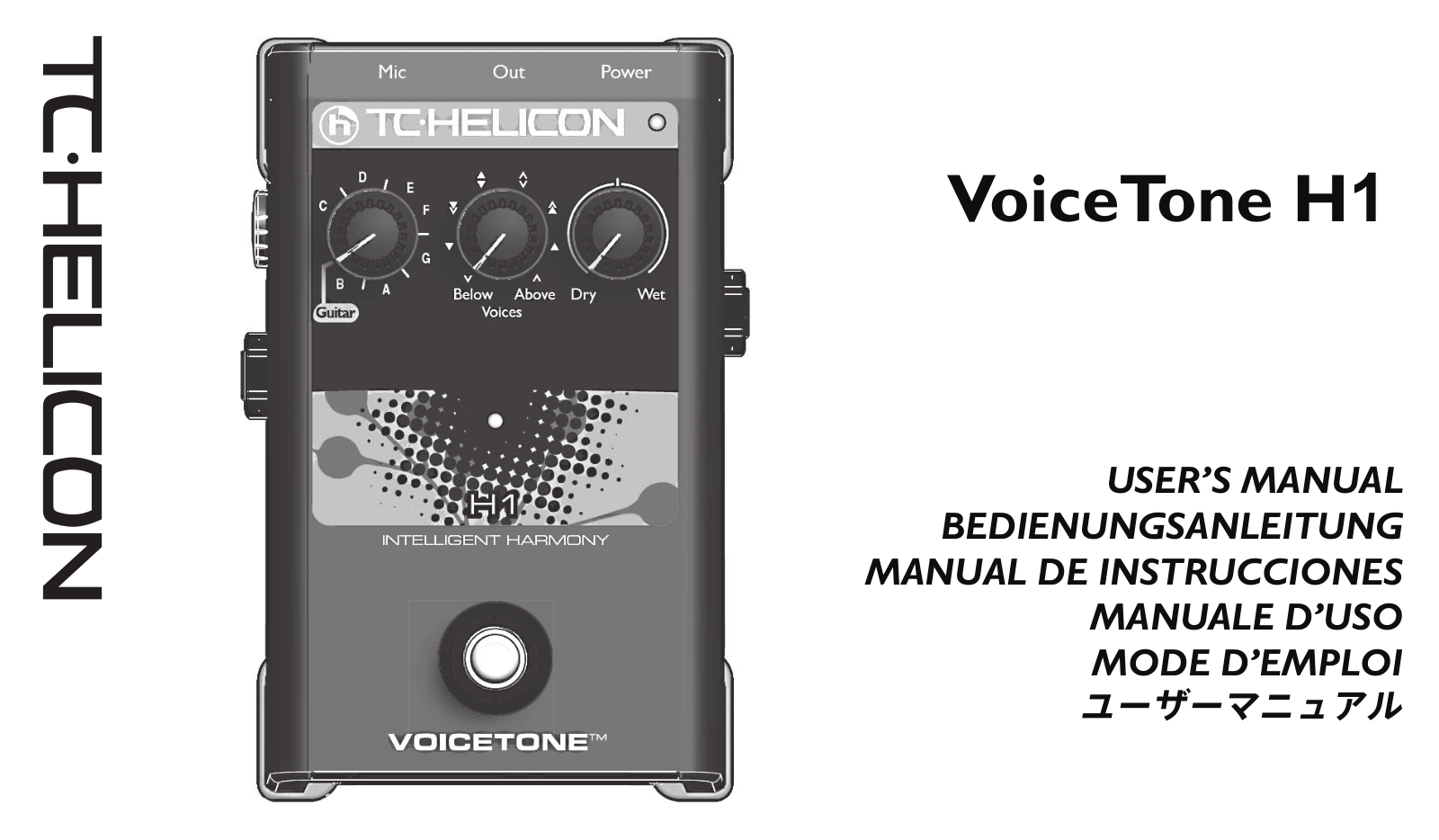 TC-Helicon VoiceTone H1 User Manual