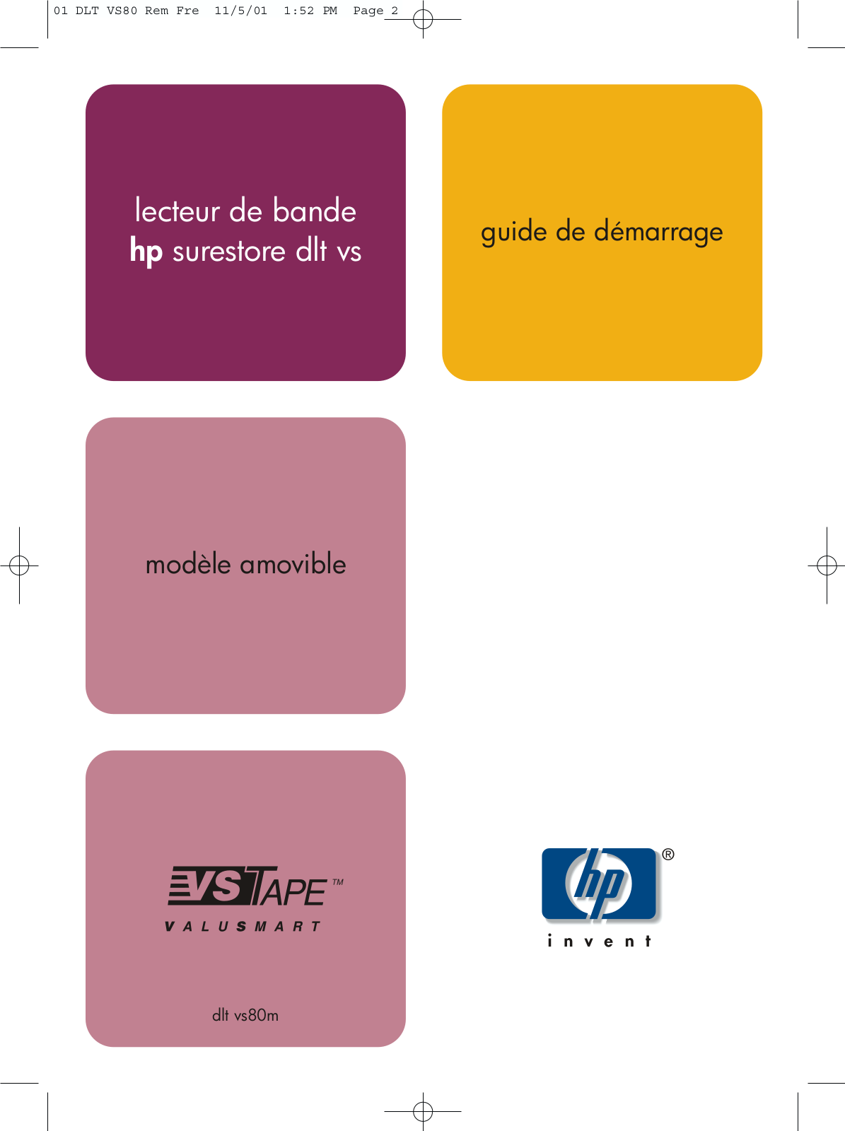 HP STORAGEWORKS DLT VS80 User Manual