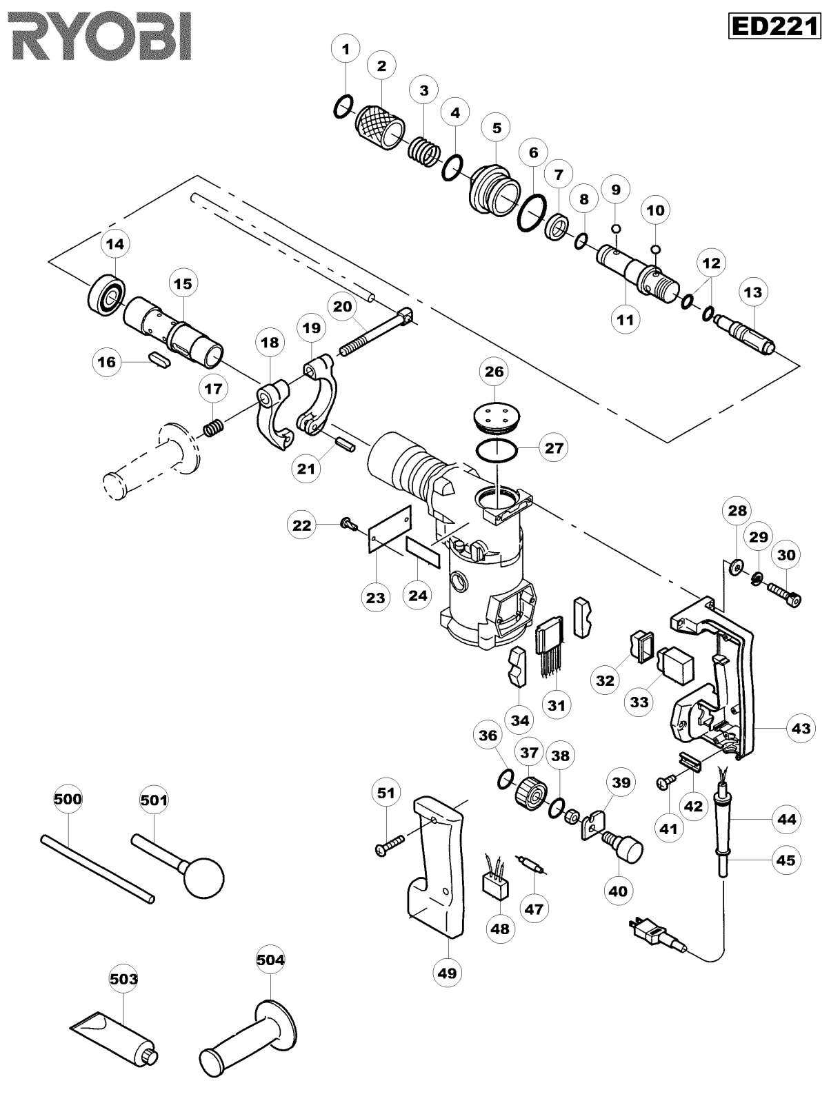 Ryobi ED221 User Manual