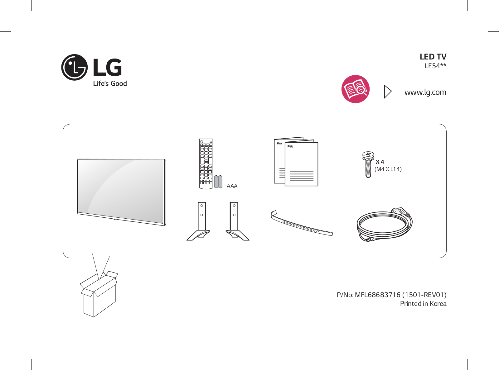 LG 49LF540V User Manual