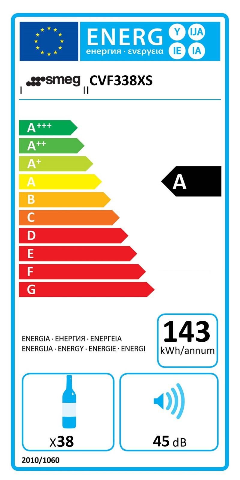 Smeg CVF338XS User Manual