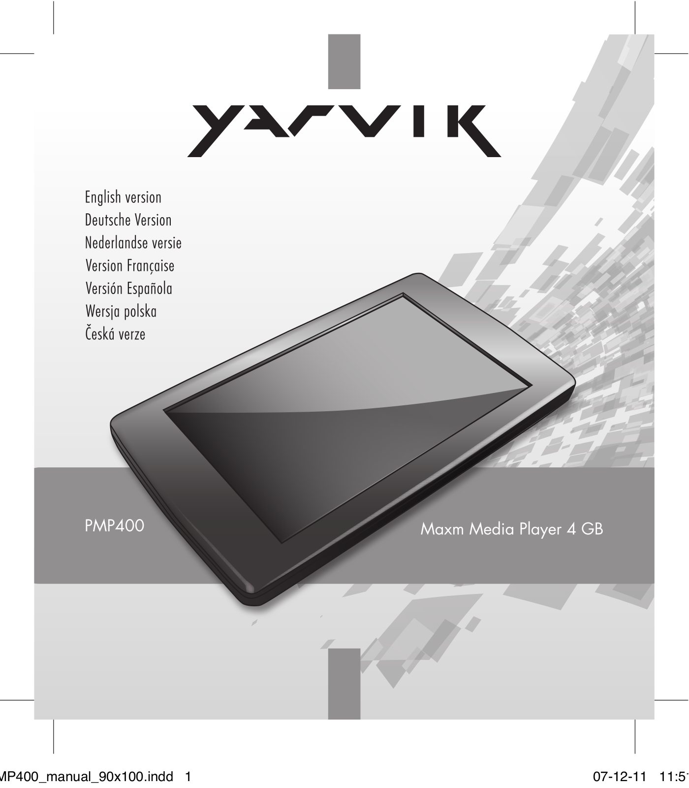 Yarvik MAXM - PMP-400 User Manual