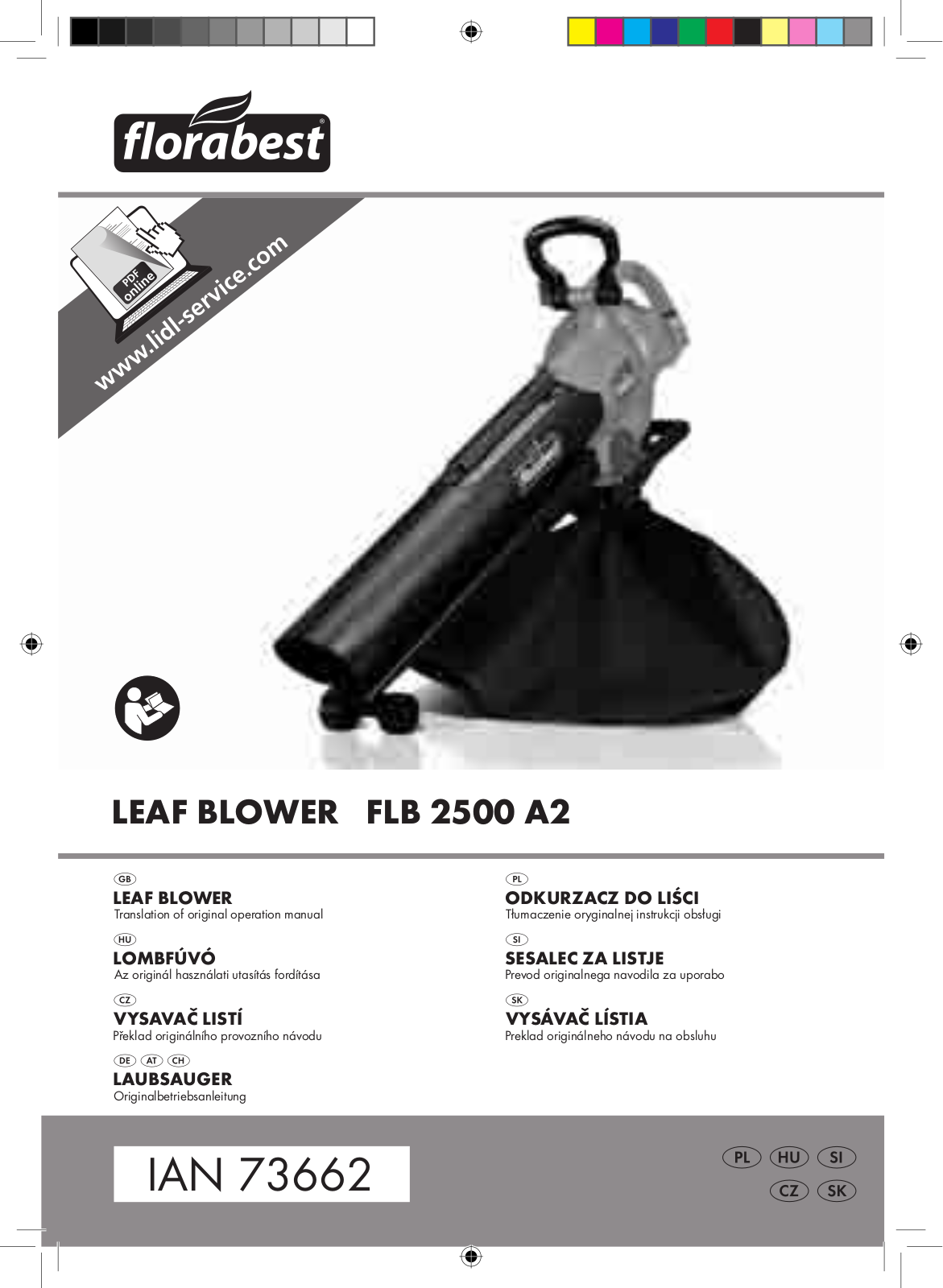 Florabest FLB 2500 A2 User Manual