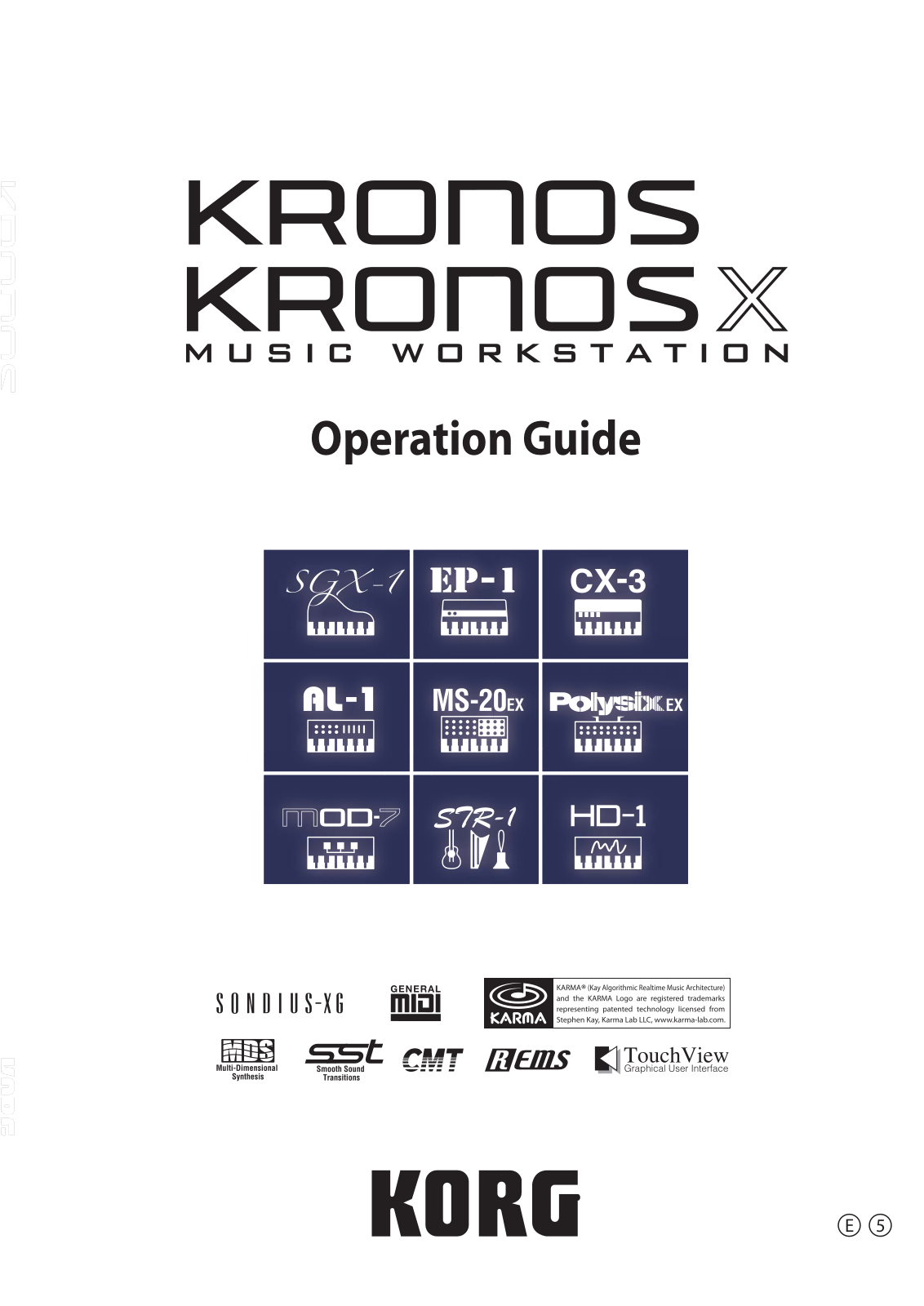Korg Kronos X Operation Manual