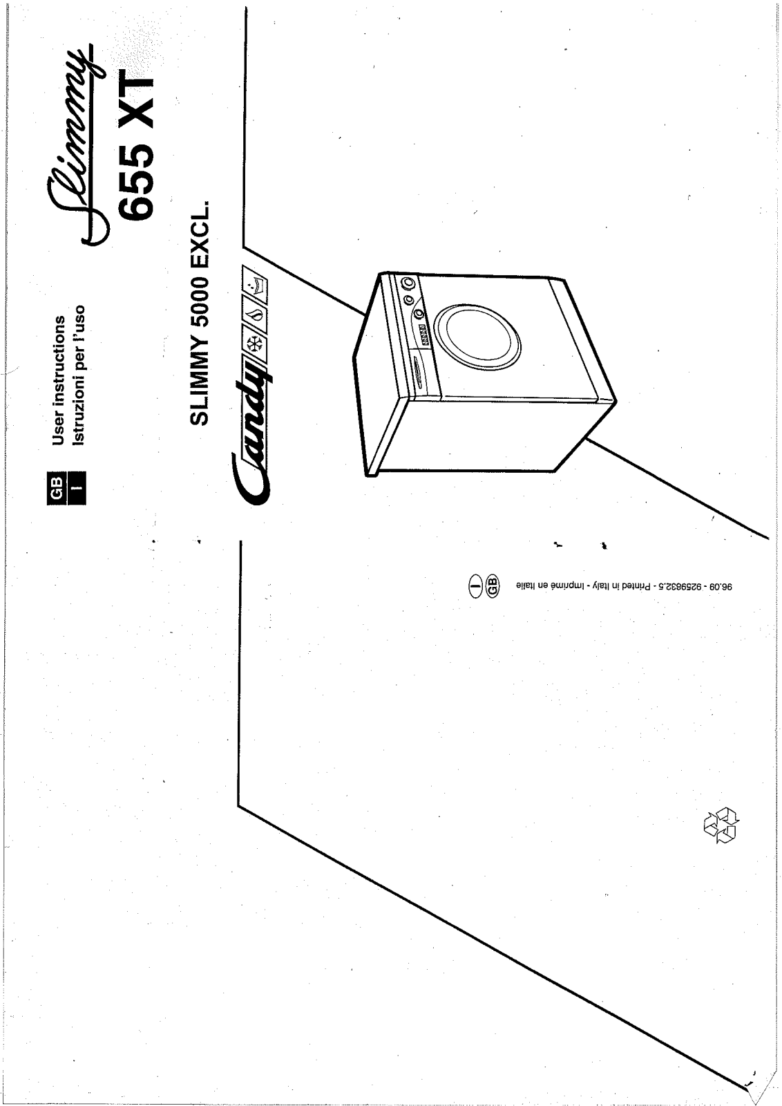 Candy SLIM655XT User Manual