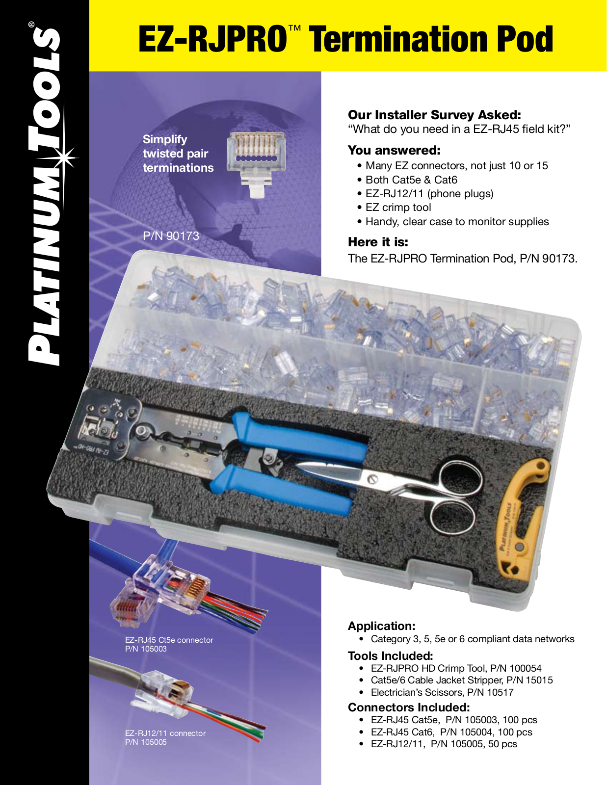 Platinum Tools EZ-RJPRO Flyer