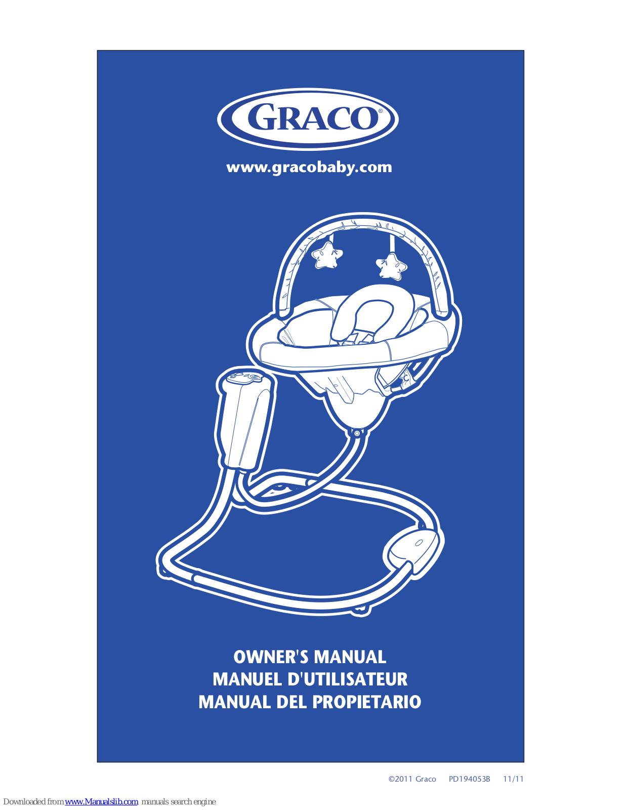 Graco Soothing Swings Owner's Manual