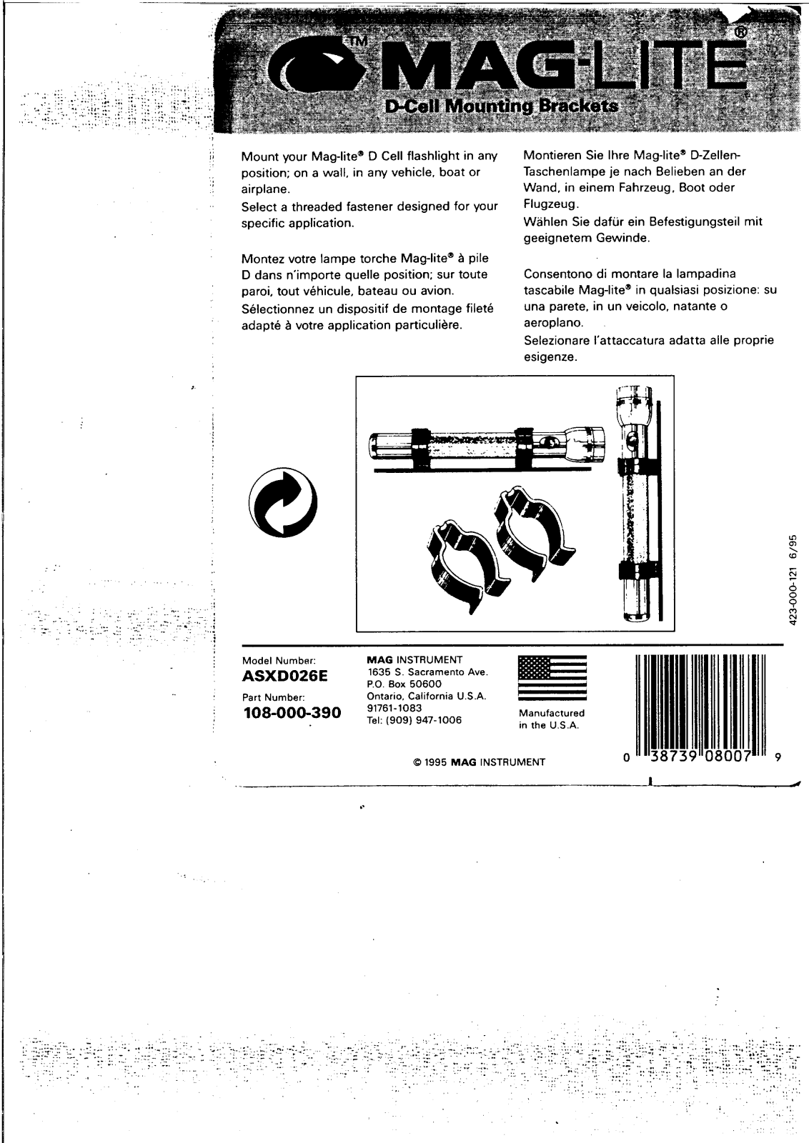 Mag-Lite ASXD026E User guide