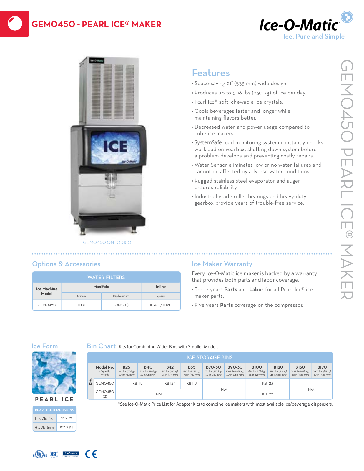 Ice-O-Matic GEM0450A User Manual