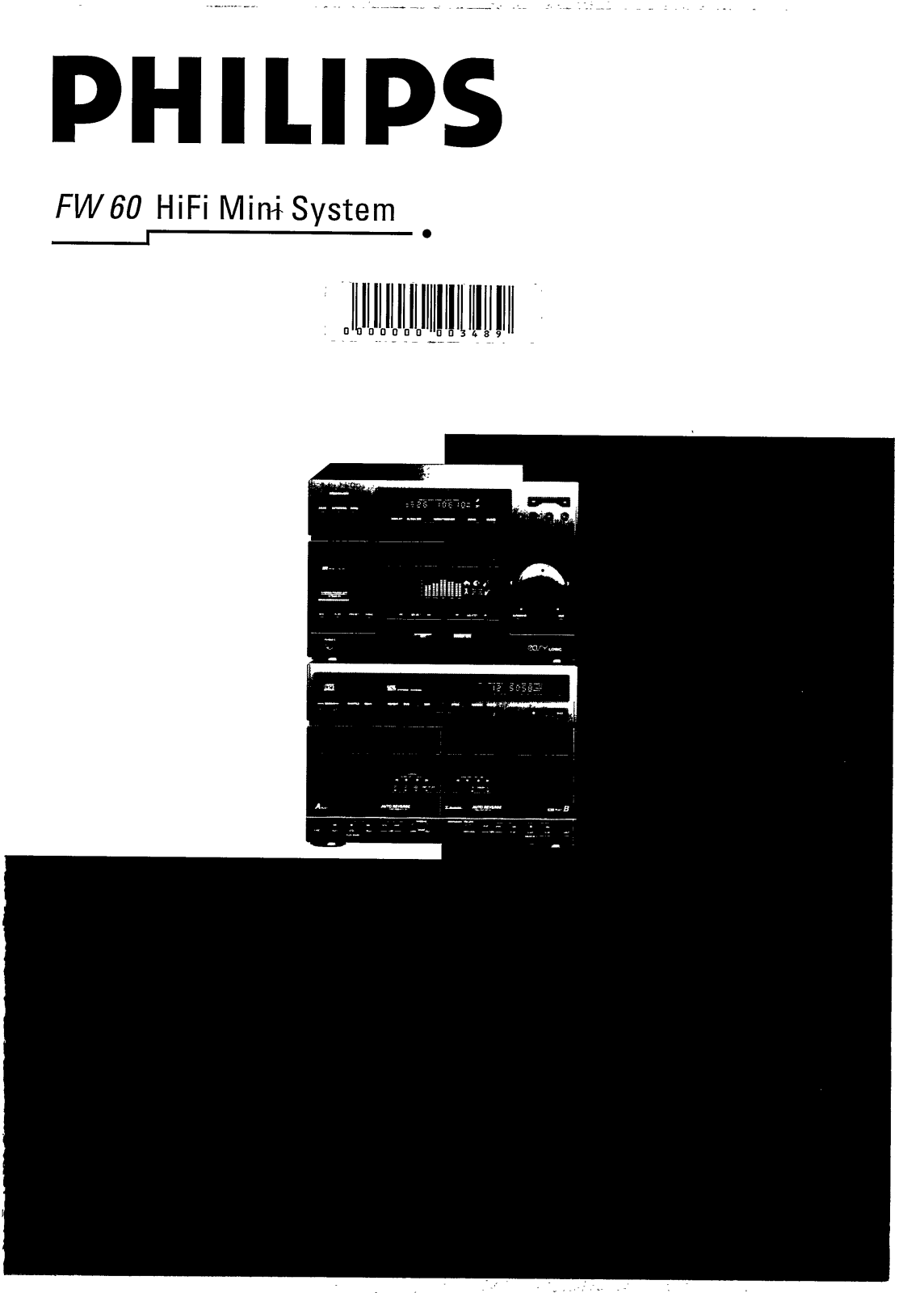 Philips FW60/22, FW60/21X, FW60/20, FW60 User Manual