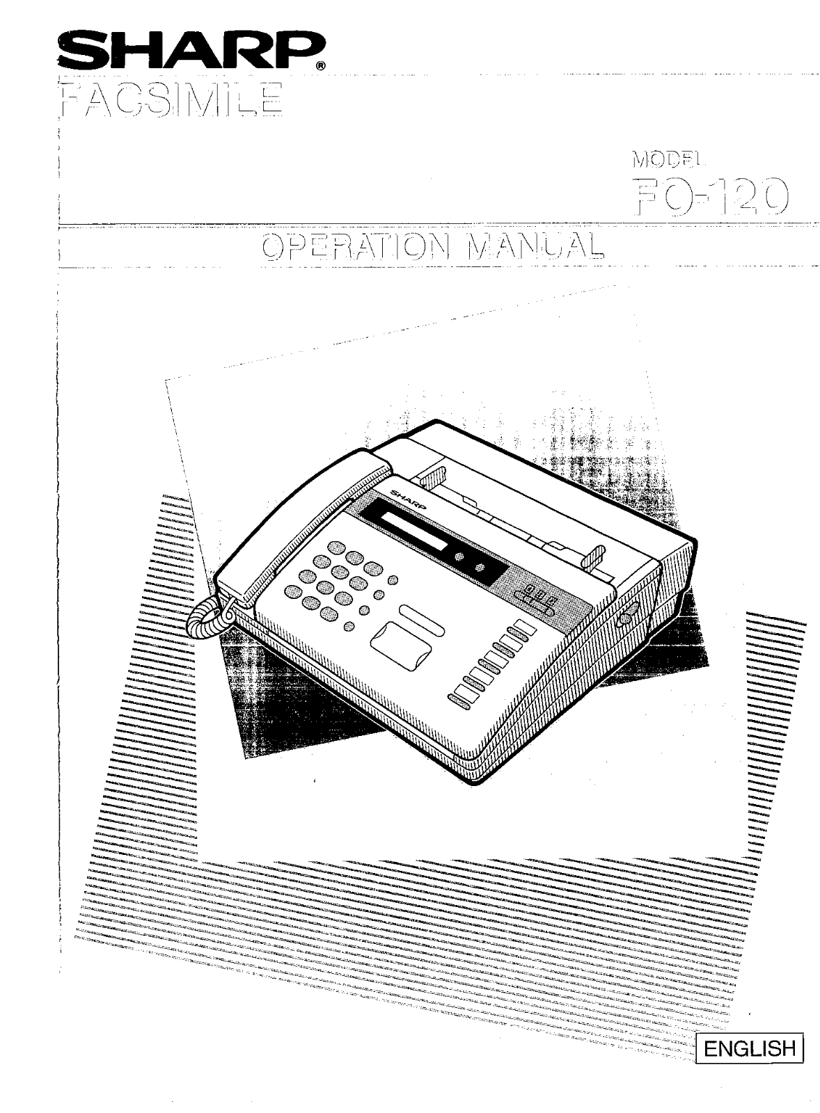 Sharp FO-120 User Manual