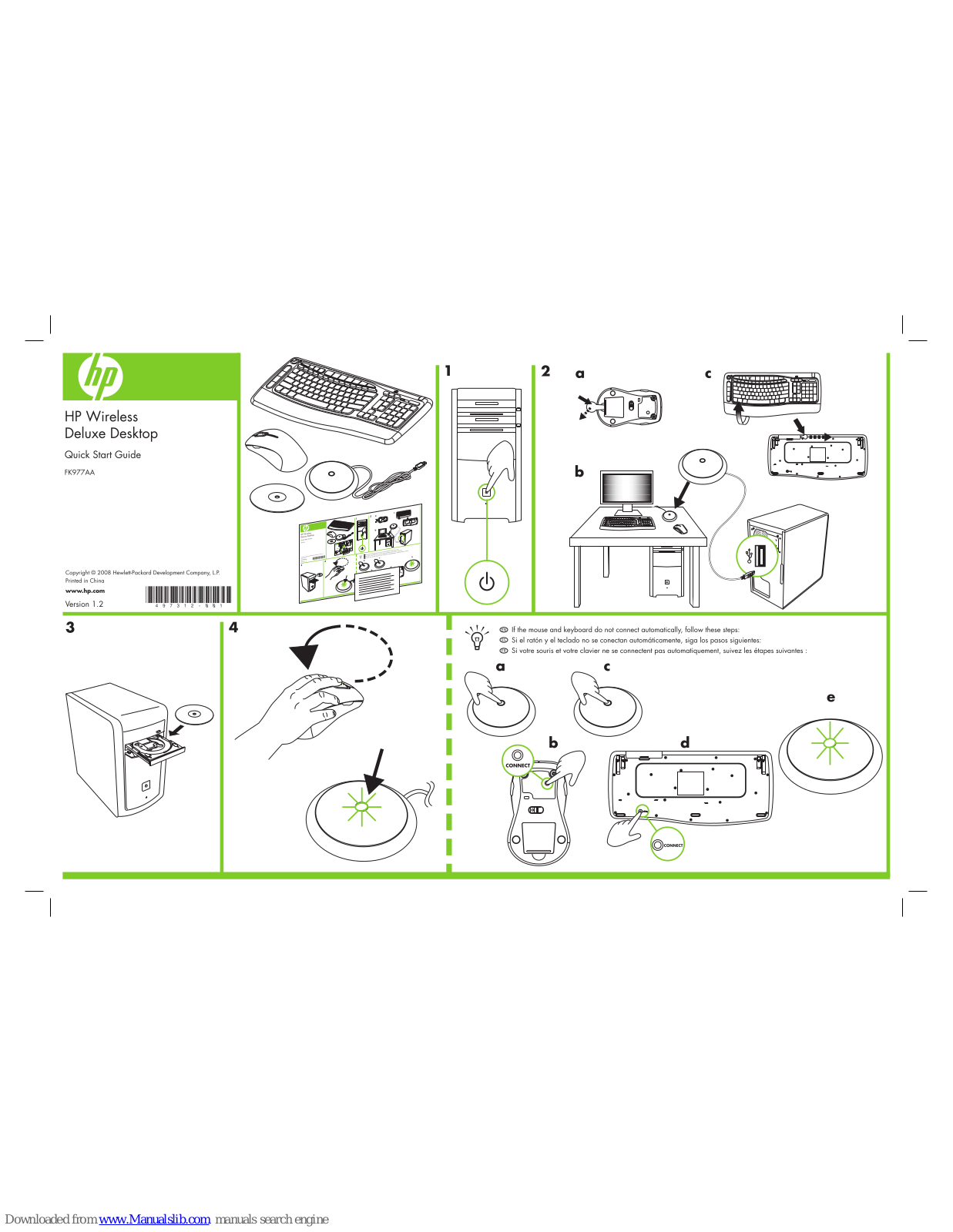 HP FK977AA Quick Start Manual