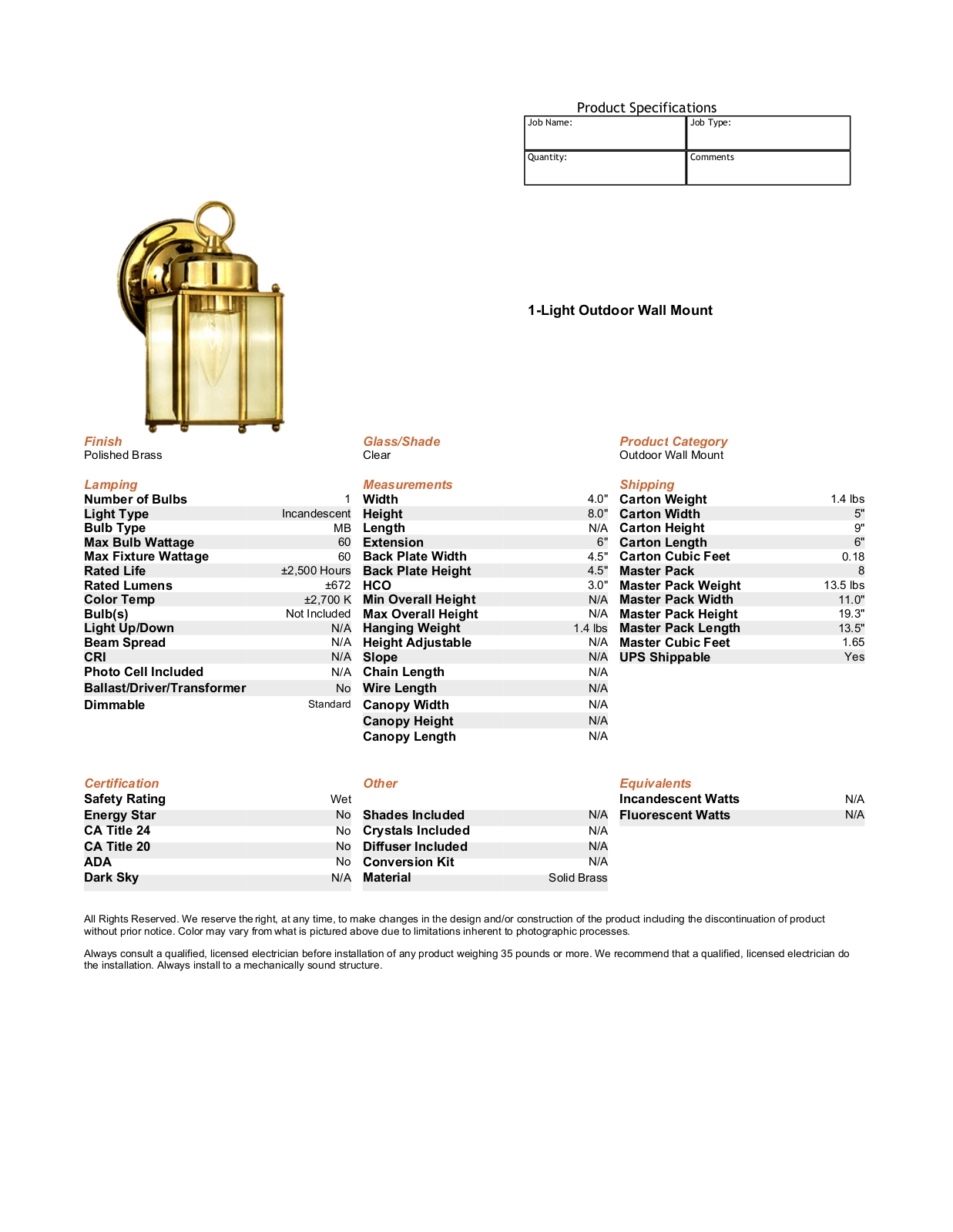 Lark Manor™ W002990113 Specifications - ManualMachine.com