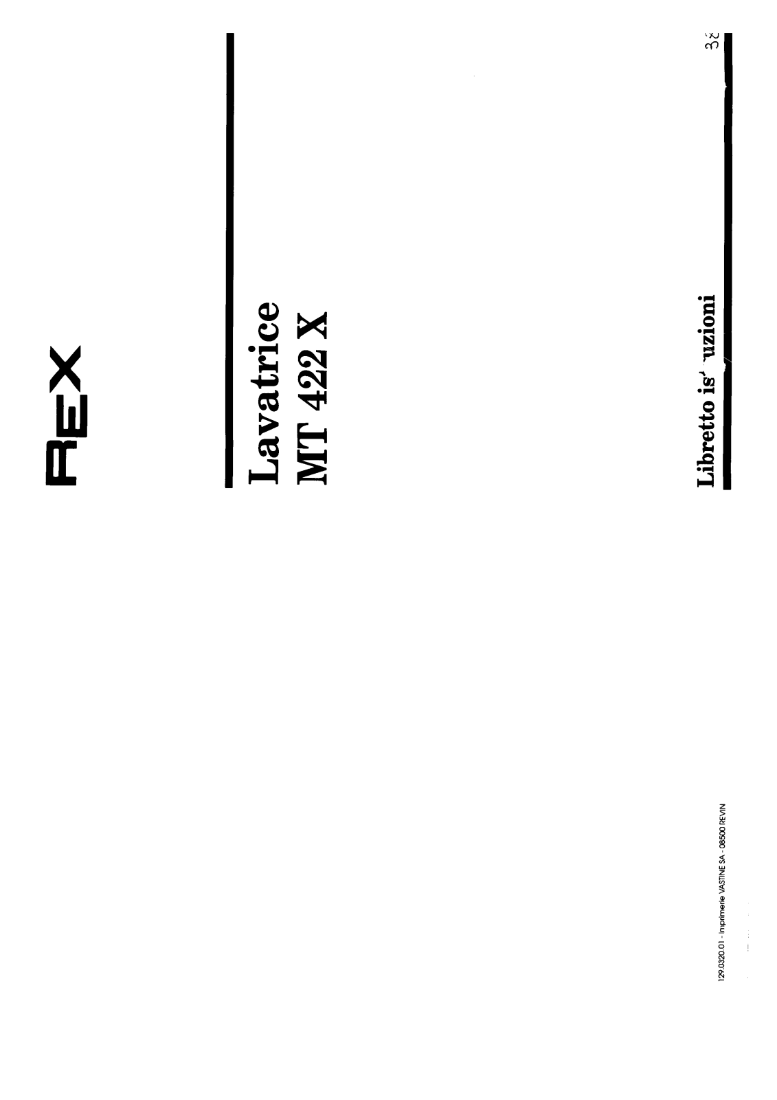 Rex MT422X User Manual