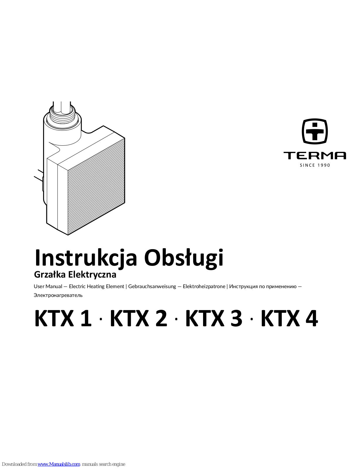 TERMA KTX 1, KTX 4, KTX 3, KTX 2 User Manual