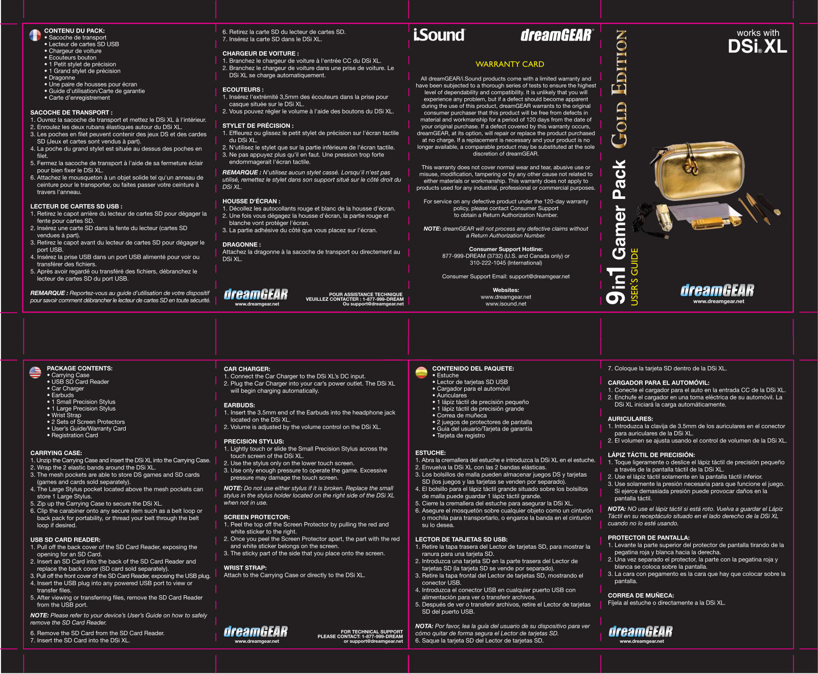 Dreamgear DGDXL-2682 DATASHEET