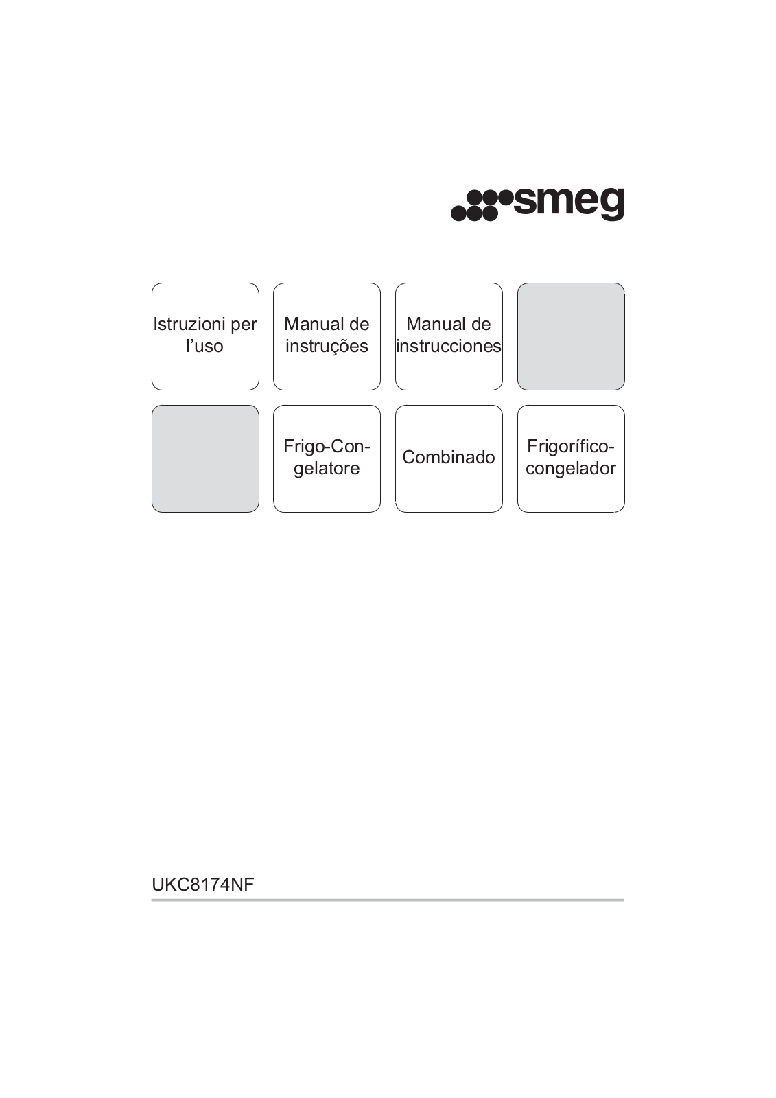 Smeg UKC8174NF User manual