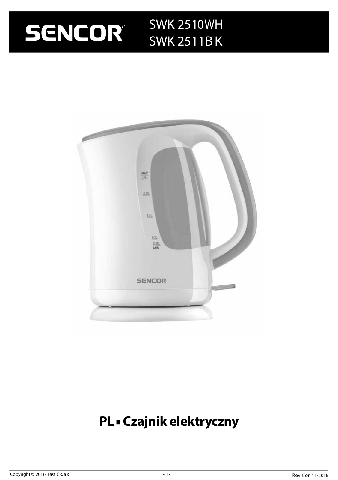 SENCOR SWK 2511BK, SWK 2510WH User guide - ManualMachine.com