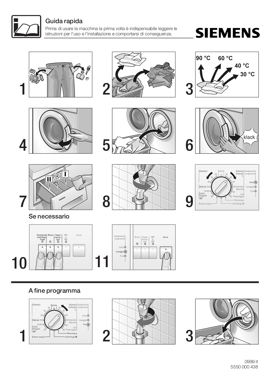 Siemens S1WTF3601A User Manual