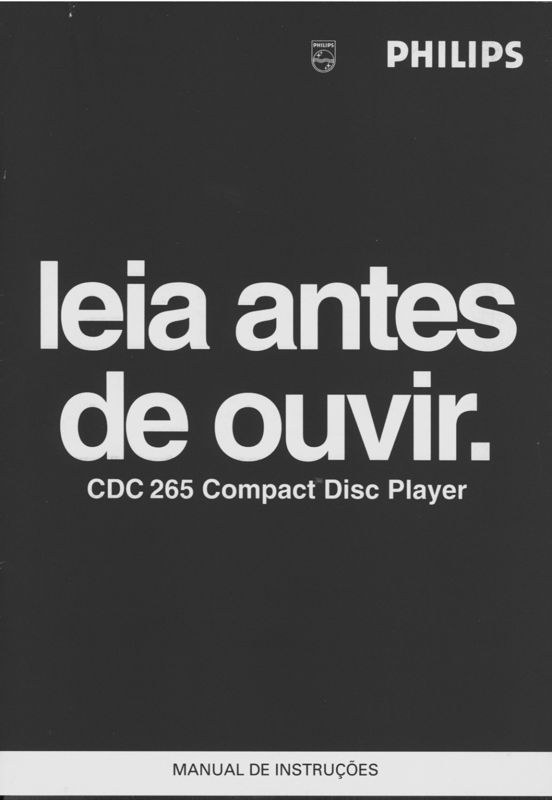 Philips CDC265/01 User Manual