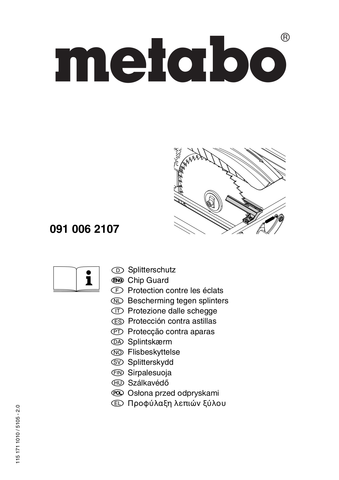 Metabo 091 006 2107 User guide - ManualMachine.com